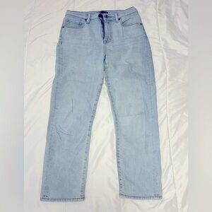 Uniqlo Women's Light Blue Ankle Jeans